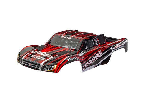 TRA6910-RED Traxxas Body, Slash, red (for clipless mounting)