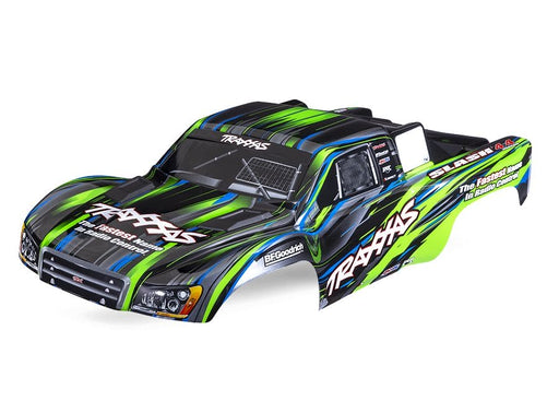 TRA6932-GRN Traxxas Body Slash 4X4 Green (Painted Decals Applied)