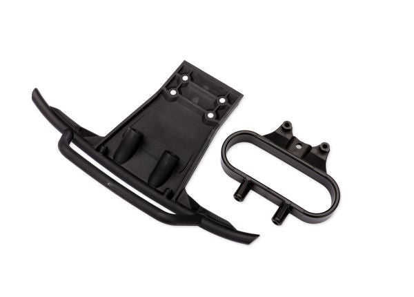 TRA6951 Traxxas Front Bumper, Front/ Bumper Mount - Black