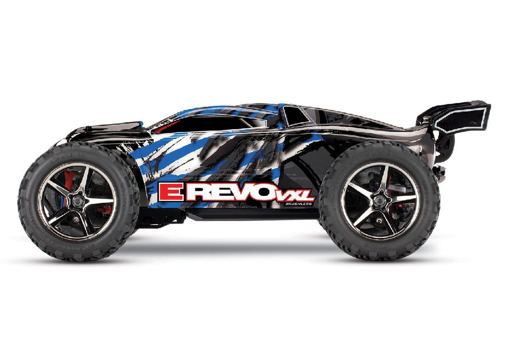 TRA71076-8BLUEX Traxxas 1/16 E-Revo VXL 4x4 RTR - BlueX