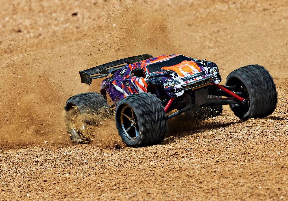 TRA71076-8PURPLE Traxxas 1/16 E-Revo VXL 4x4 RTR - Purple