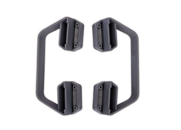 TRA7423-SLGRY Traxxas Nerf Bars, Chassis - Slate Gray (2)