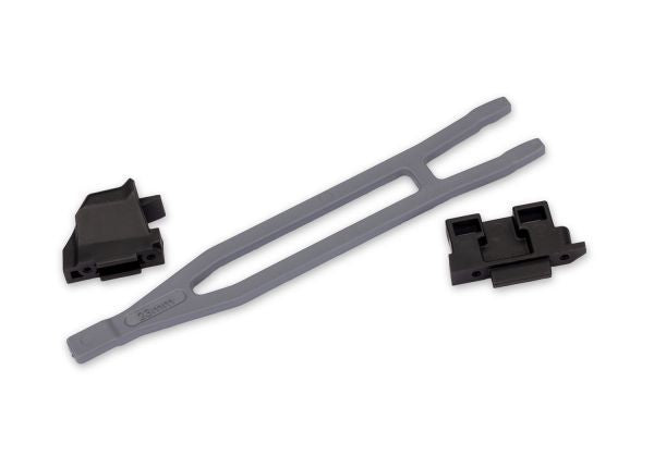 TRA7426-SLGRY Traxxas Battery Hold-Down (1) F&R (1 Each) - Slate Gray