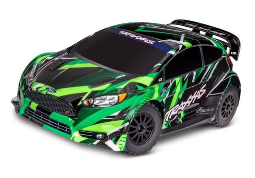 TRA74276-4GREEN Traxxas Ford Fiesta Rally VXL 4X4 - Green  Clipless Body **Sold Separately you will need TRA2970-3S to run this