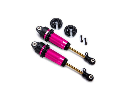 TRA7462-PINK Traxxas Shocks, GTR xx-long pink-anodized fully assembled (2)