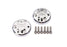 TRA7625 Traxxas X-Truck Chrome Center Caps (2)