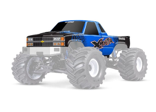 TRA7697-BLUE Traxxas Body, X-Maxx MT Chevy GMT400 CK, Blue