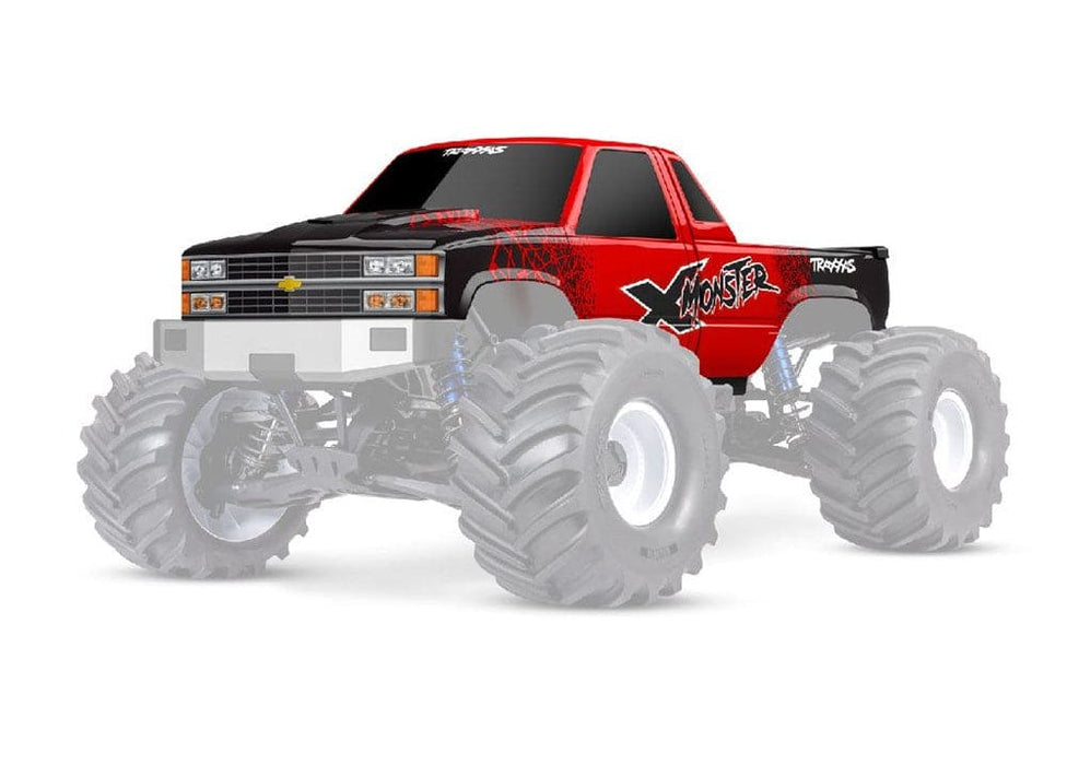 TRA7697-RED Traxxas Body, X-Maxx MT Chevy GMT400 CK - Red