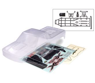 TRA7697R Traxxas Body Heavy Duty Chevrolet GMT400 CK Truck - Clear