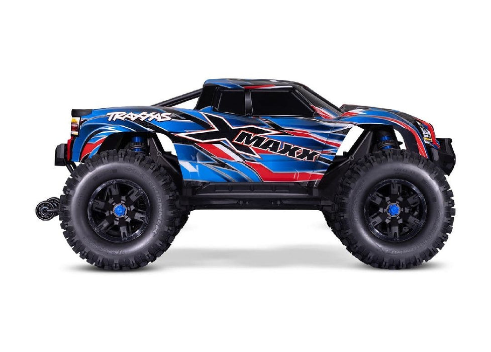 TRA77096-4BLUE Traxxas X-Maxx VXL-8s Brushless Monster Truck - Blue NEW X-Maxx 2024 will need this part # TRA2997 to run this truck