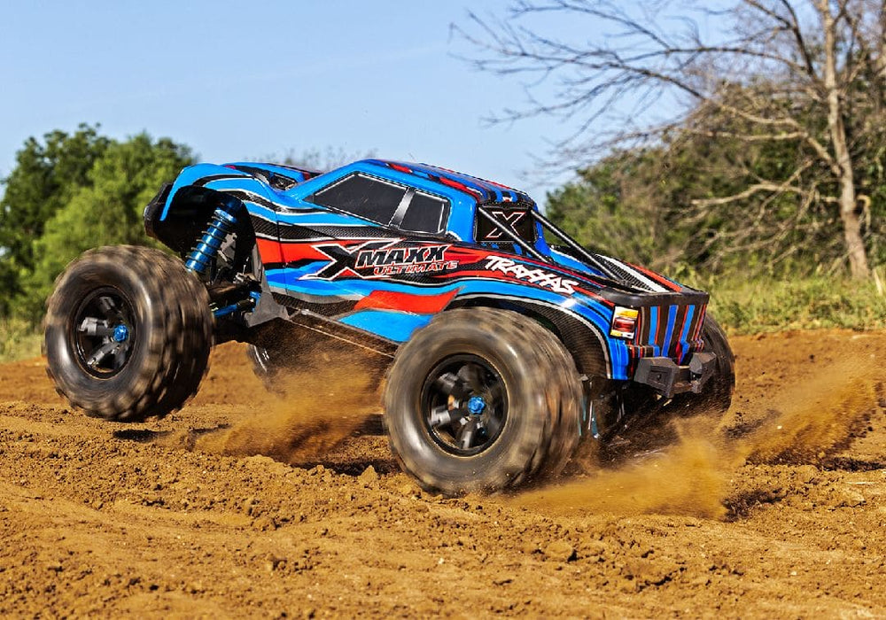 TRA77097-4BLUEX Traxxas X-Maxx Ultimate - Blue **Sold Separately YOU will need this part # TRA2997 to run this truck