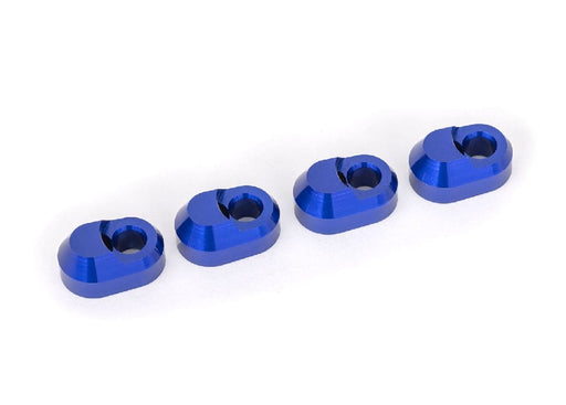 TRA7743-BLUE Traxxas Suspension Pin Retainer 6061-T6 Aluminum (Blue) (4)