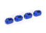 TRA7743-BLUE Traxxas Suspension Pin Retainer 6061-T6 Aluminum (Blue) (4)