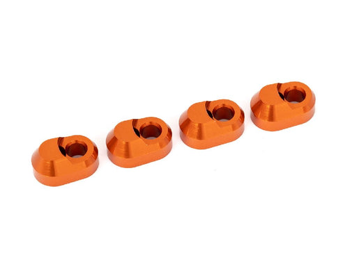 TRA7743-ORNG Traxxas Suspension Pin Retainer 6061-T6 Aluminum (Orange) (4)