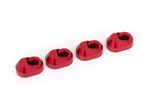 TRA7743-RED Traxxas Suspension Pin Retainer 6061-T6 Aluminum (Red) (4)