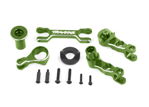 TRA7746-GRN Traxxas Steering Bellcranks (L&R)/Draglink (6061-T6 AL Green)