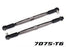 TRA7748-GRAY Traxxas Toe Links X-Maxx (Tubes Gray 7075-T6 AL) (2)Assembled