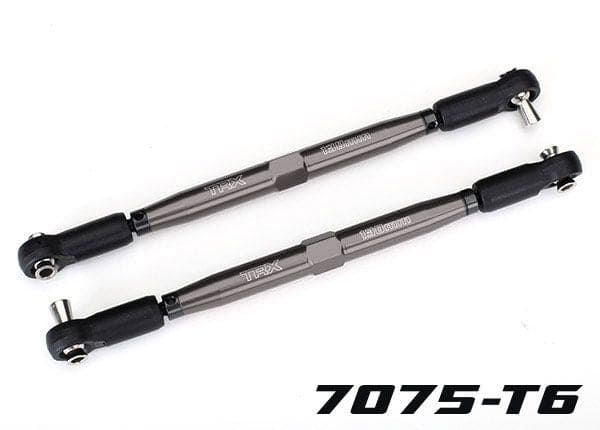 TRA7748-GRAY Traxxas Toe Links X-Maxx (Tubes Gray 7075-T6 AL) (2)Assembled