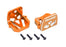 TRA7760-ORNG Traxxas Motor Mounts 6061-T6 Aluminum (Orange) (Front & Rear)