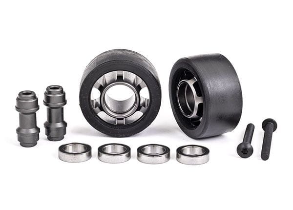 TRA7775A Traxxas Wheels, Wheelie Bar, 6061-T6 Aluminum (Dark Titanium)(2)