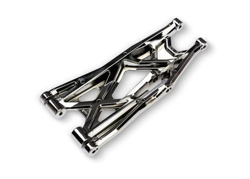TRA7831-CHRM Traxxas Suspension arm, chrome, lower (left, heavy duty (1)