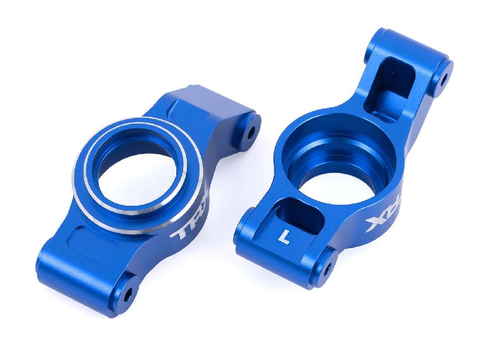 TRA7852-BLUE Traxxas Carriers Stub AxLe (Blue 6061-T6 Aluminum) (L&R)