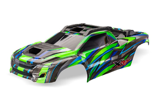 TRA7891-GRN Traxxas Body, XRT Ultimate, green (painted, decals applied)