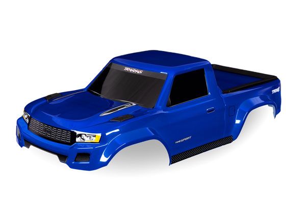 TRA8187-BLUE Traxxas Body, TRX-4 Sport, blue (painted, clipless)