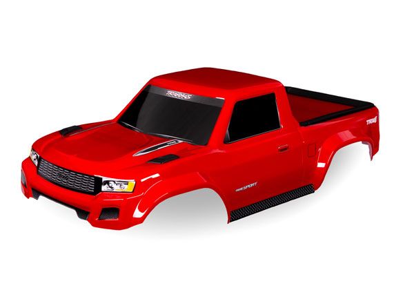 TRA8187-RED Traxxas Body, TRX-4 Sport, red (painted, clipless)
