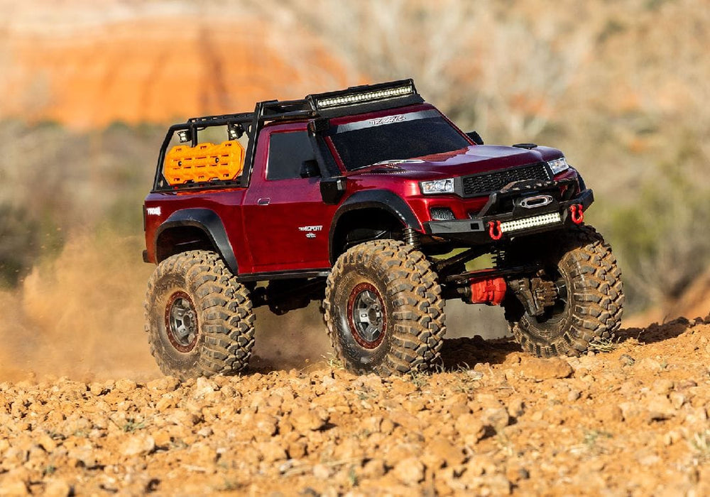 TRA82044-4RED Traxxas TRX-4 Sport - High Trail - Metallic Red TRA82044-4 **Sold Separately you will need tra2992 to run this truck**
