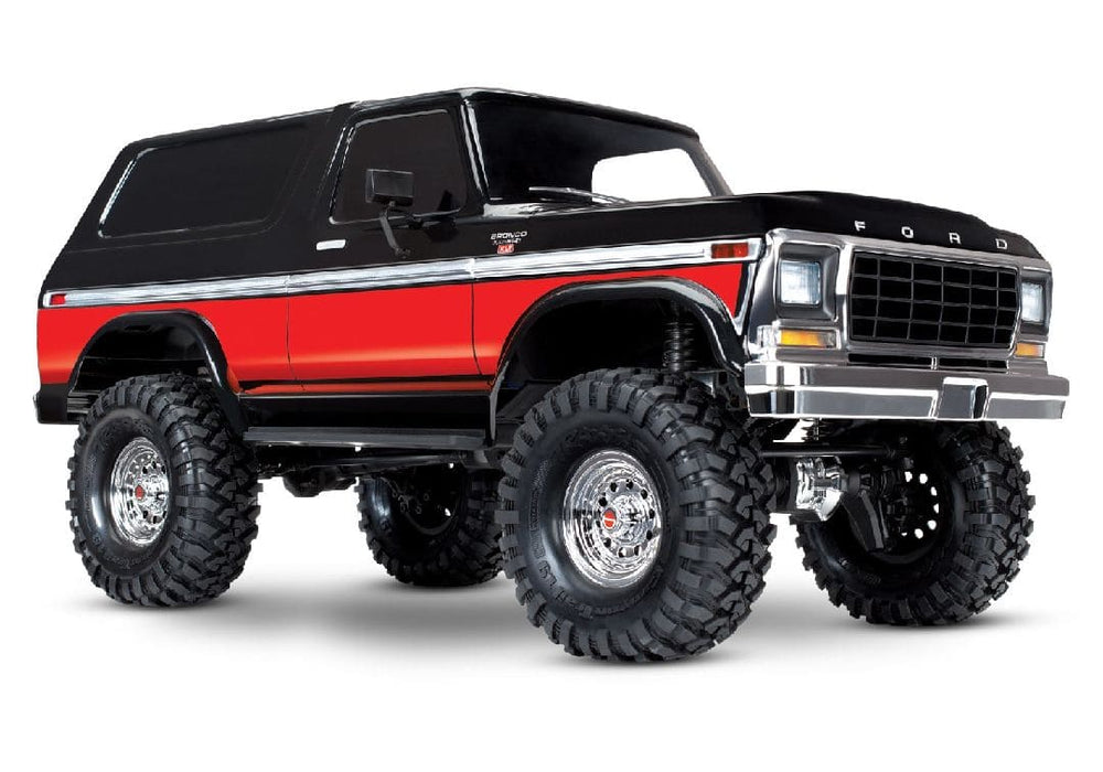 TRA82246-4RED Traxxas TRX-4 1979 Ford Bronco Clipless Body - Red *** YOU will need this part # TRA2992 to run this truck
