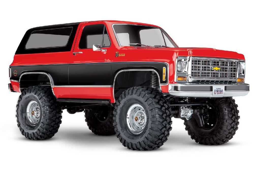 TRA82276-4RED Traxxas TRX-4 1979 Chevrolet Blazer Clipless Body - Red **YOU will need this part # TRA2992 to run this truck