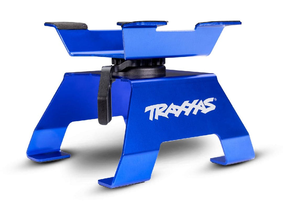 TRA8796-BLUE Traxxas 1/10 - 1/8 Scale Aluminum Stand