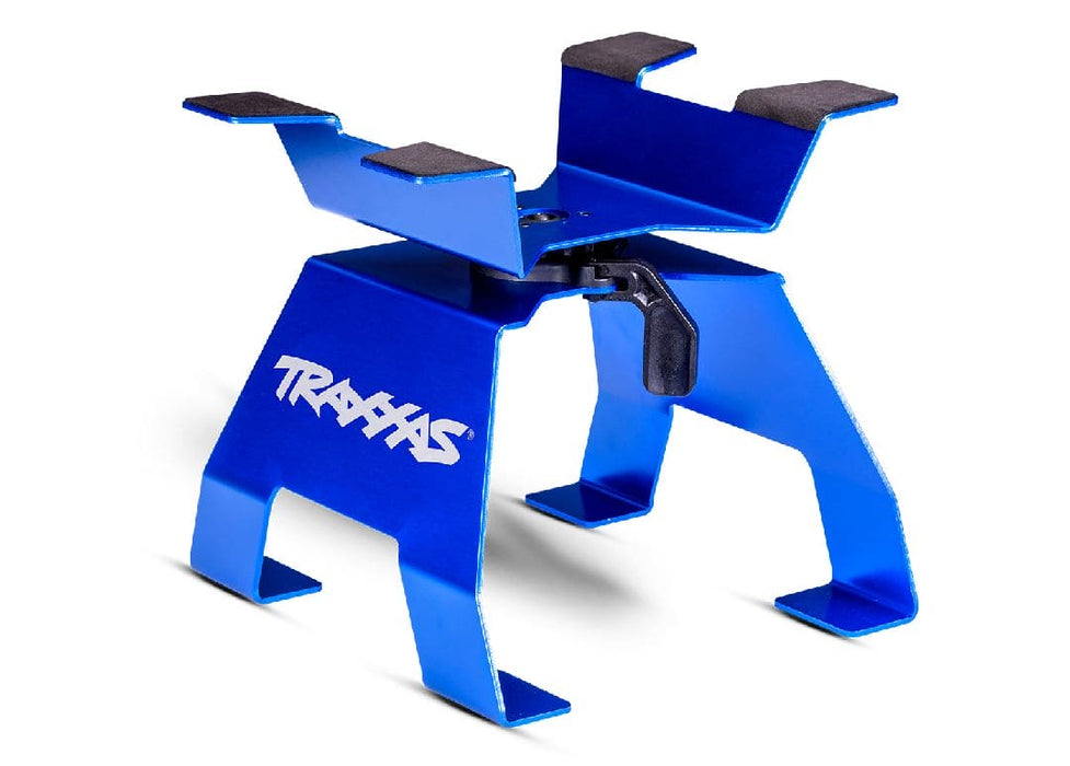 TRA8797-BLUE Traxxas X-Truck Aluminum Stand-Designed for X-Maxx & XRT