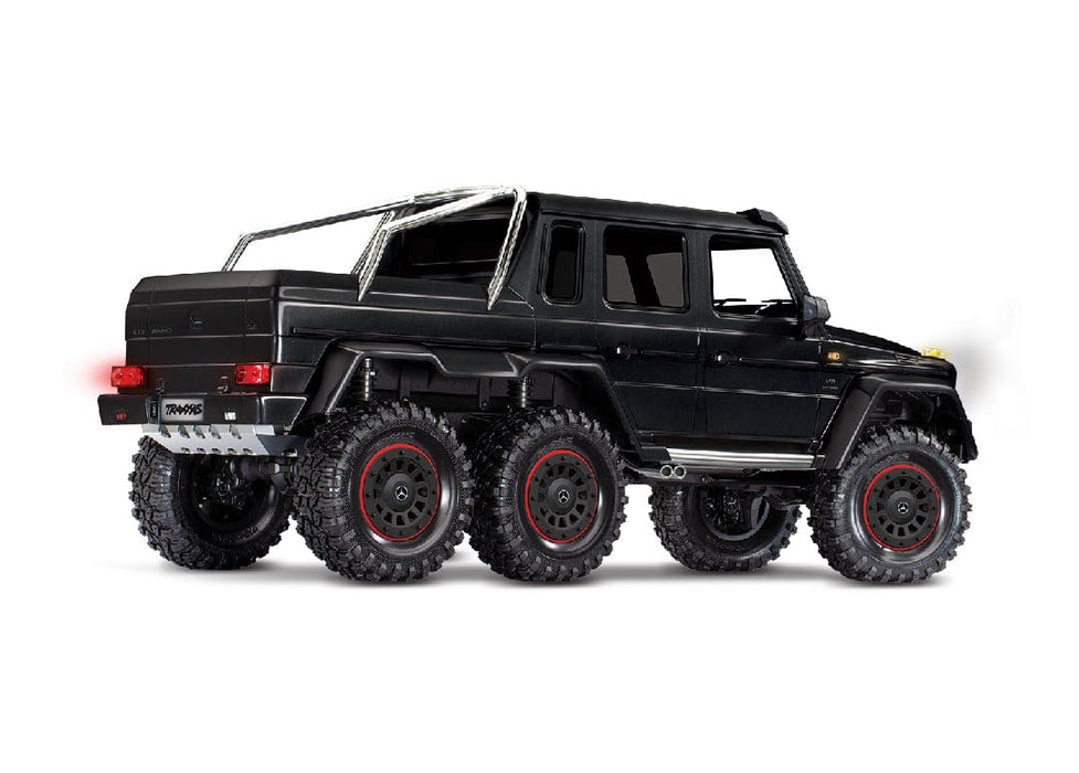 TRA88296-4BLACK Traxxas TRX-6 Mercedes Benz G63 AMG 6x6 clipless body - Black **SOLD SEPARATELY AND REQUIRED ORDER PART # TRA2970-3S**