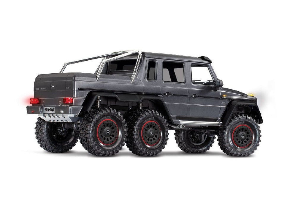 TRA88296-4SILVER Traxxas TRX-6 Mercedes Benz G63 AMG 6x6 clipless body - Silver **SOLD SEPARATELY AND REQUIRED ORDER PART # TRA2970-3S**