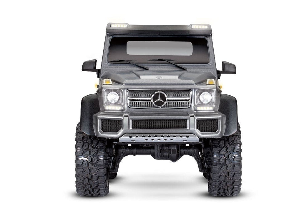 TRA88296-4SILVER Traxxas TRX-6 Mercedes Benz G63 AMG 6x6 clipless body - Silver **SOLD SEPARATELY AND REQUIRED ORDER PART # TRA2970-3S**