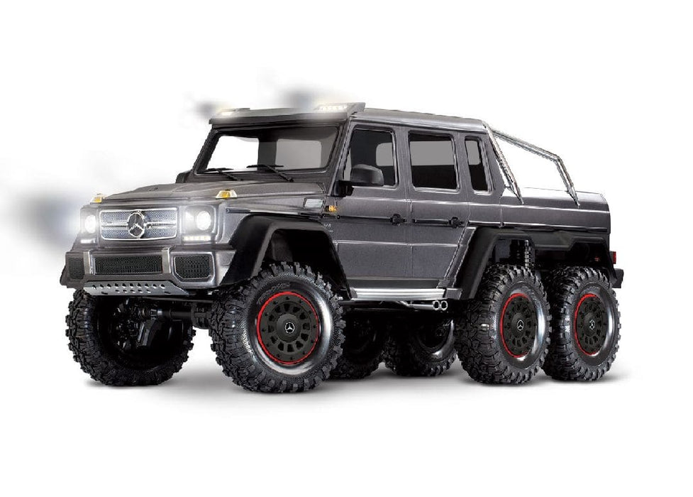 TRA88296-4SILVER Traxxas TRX-6 Mercedes Benz G63 AMG 6x6 clipless body - Silver **SOLD SEPARATELY AND REQUIRED ORDER PART # TRA2970-3S**