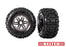 TRA8979A Traxxas Premount 2.8" Black Chrome & Sledgehammer® Belted
