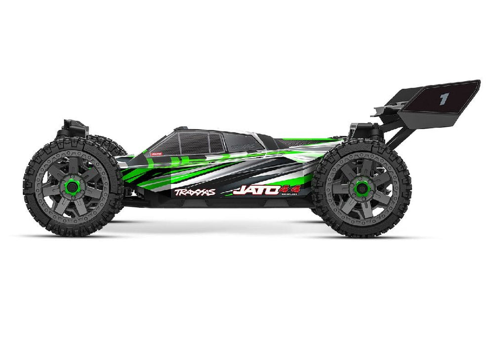 TRA90154-4GREEN Traxxas Jato 4x4 Brushless BL-2S with clipless body - Green**Free battery charger with the purchase of this truck. Please add TRA2827X and TRA2920 to your order  to get it free.** if you order from this promotion it is final sale