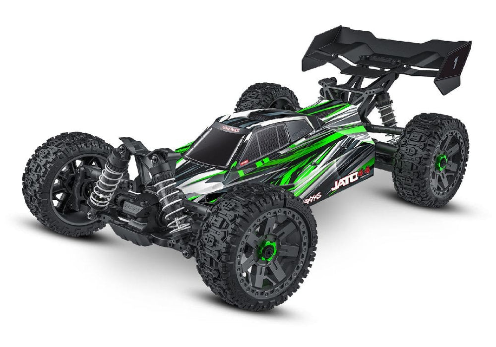 TRA90154-4GREEN Traxxas Jato 4x4 Brushless BL-2S with clipless body - Green**Free battery charger with the purchase of this truck. Please add TRA2827X and TRA2920 to your order  to get it free.** if you order from this promotion it is final sale