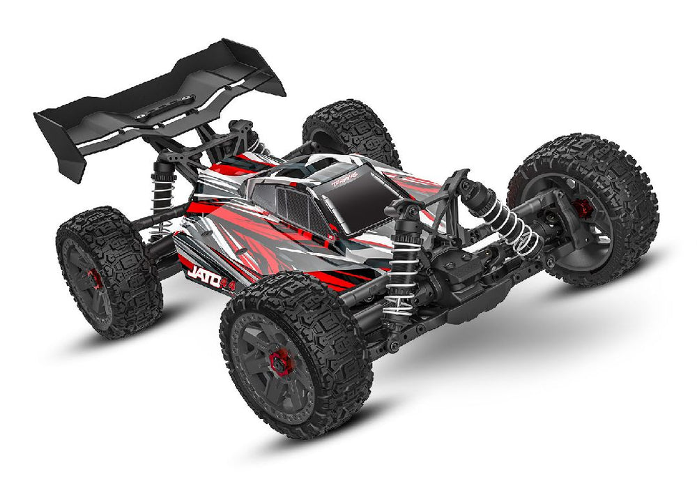 TRA90154-4RED Traxxas Jato 4x4 Brushless BL-2S with clipless body - Red**Free battery charger with the purchase of this truck. Please add TRA2827X and TRA2920 to your order  to get it free.** if you order from this promotion it is final sale