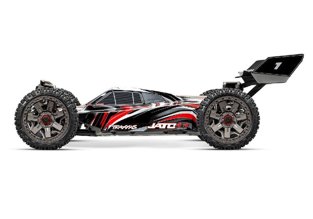 TRA90154-4RED Traxxas Jato 4x4 Brushless BL-2S with clipless body - Red**Free battery charger with the purchase of this truck. Please add TRA2827X and TRA2920 to your order  to get it free.** if you order from this promotion it is final sale