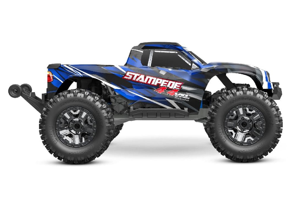 TRA90376-4BLUE Traxxas Stampede VXL Brushless 1/10 4X4 Monster Truck - Blue **SOLD SEPARATELY AND REQUIRED ORDER PART # TRA2970-3S**
