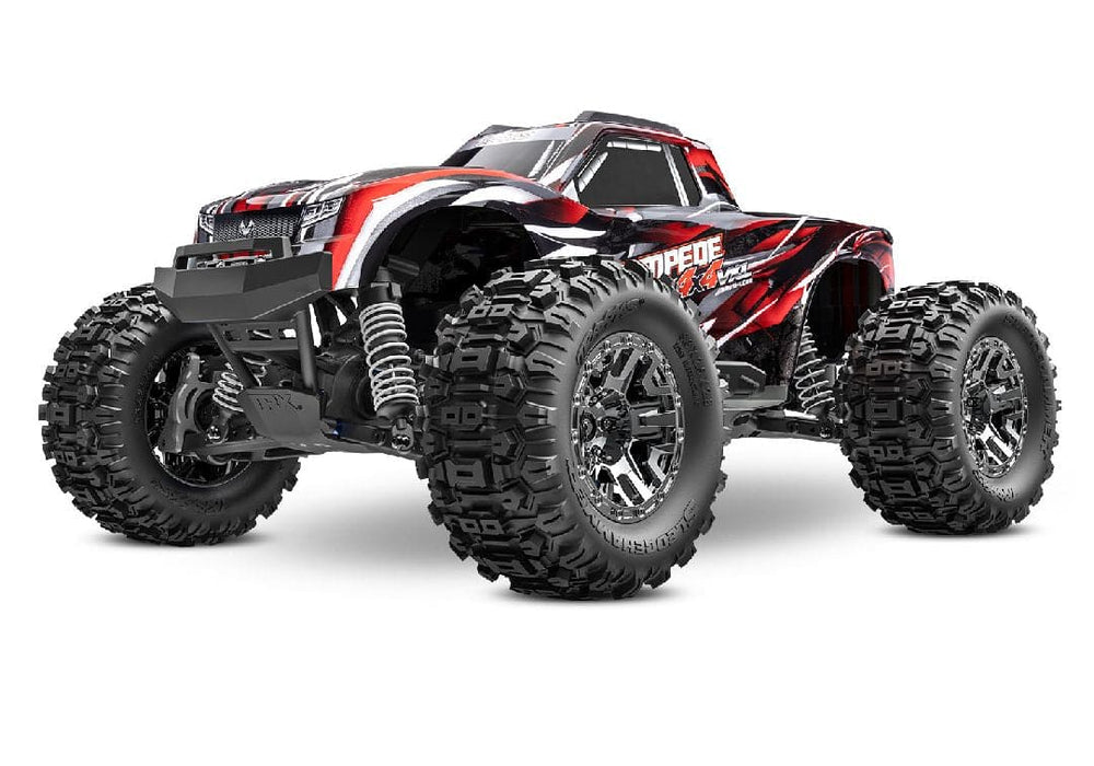 TRA90376-4RED Traxxas Stampede VXL Brushless 1/10 4X4 Monster Truck -