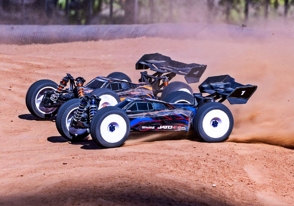 TRA90386-4BLUE Traxxas Jato 4x4 VXL 1/8 Scale w/ Clipless Body - Blue ** Needed to Complete # tra2996X