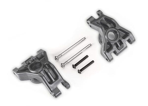 TRA9050-GRAY Traxxas Carriers, Stub Axle, Rear, Extreme Heavy Duty Gra