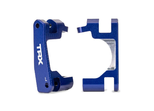TRA9063-BLUE Traxxas Caster blocks (c-hubs), 6061-T6 alum (blue), left/right