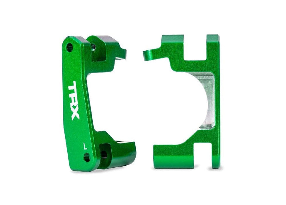 TRA9063-GRN Traxxas Caster blocks (c-hubs), 6061-T6 alum (green) left/right