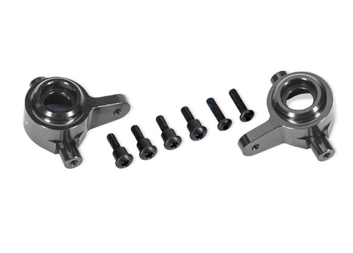 TRA9064-GRAY Traxxas Steering blocks, 6061-T6 aluminum (gray), left & right